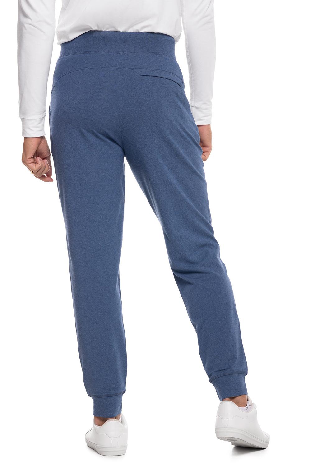 Coolibar Men's LumaLeo Jogger Pants | Denim Blue Heather