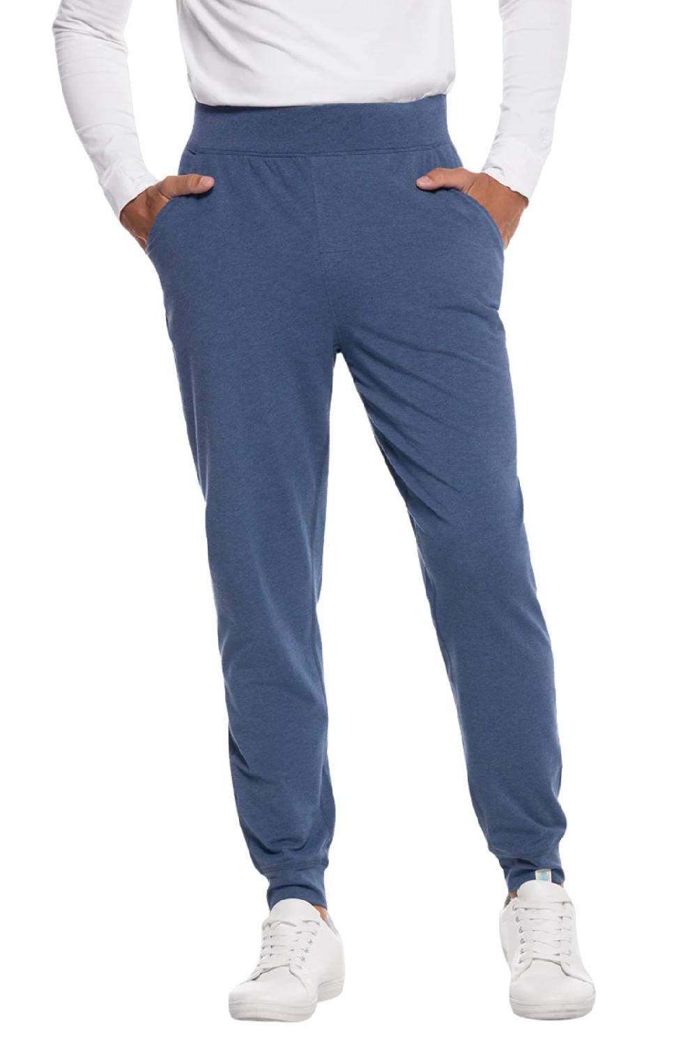 coolibar Men's LumaLeo Jogger Pants | Denim Blue Heather