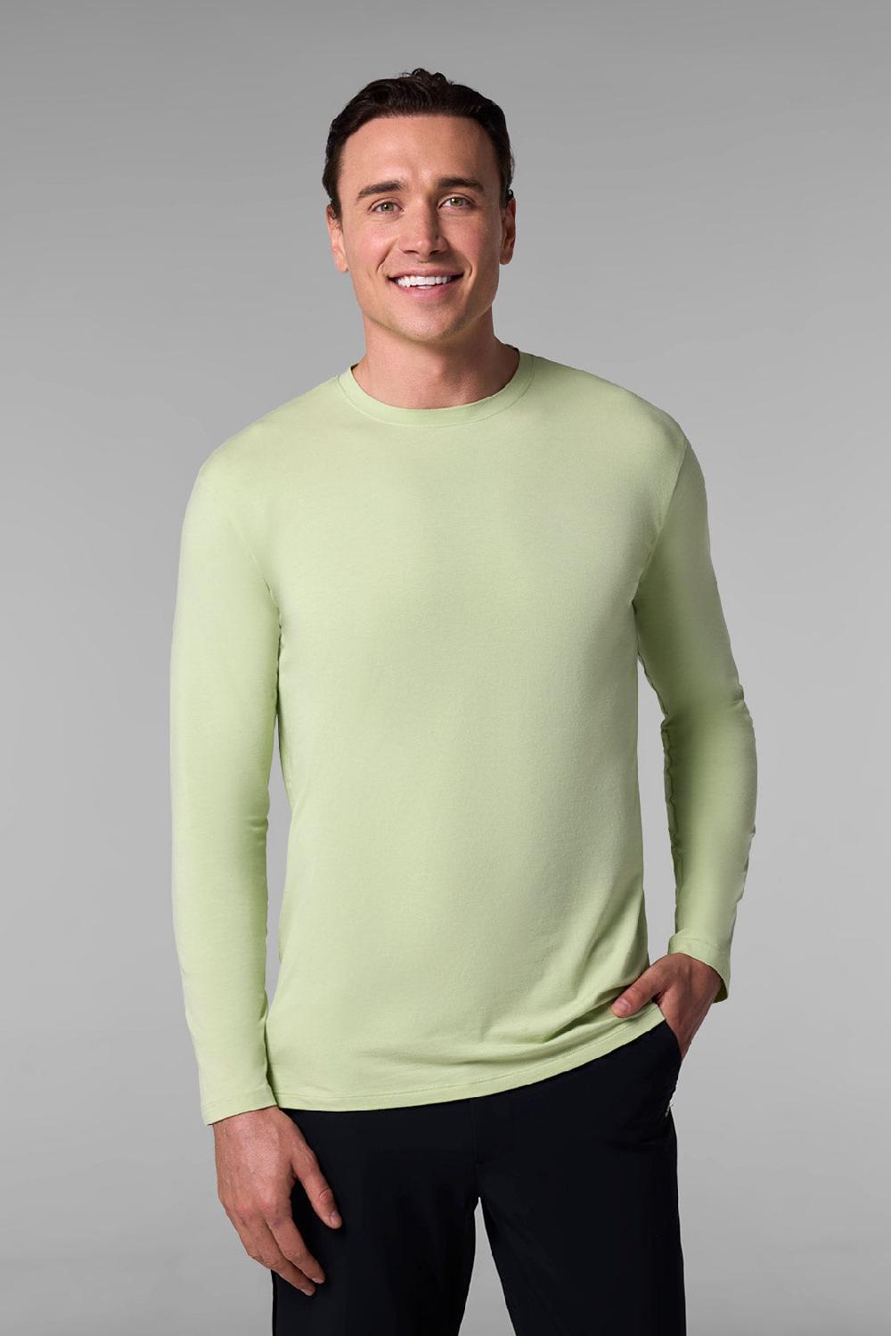 coolibar Men's Morada Everyday Long Sleeve T-Shirt | Seedling