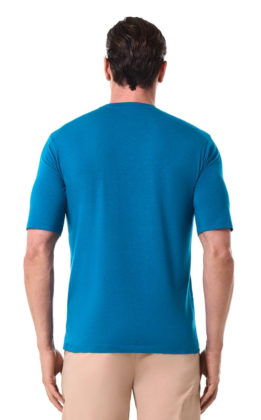 Coolibar Men's Morada Everyday Short Sleeve T-Shirt | Bluejay