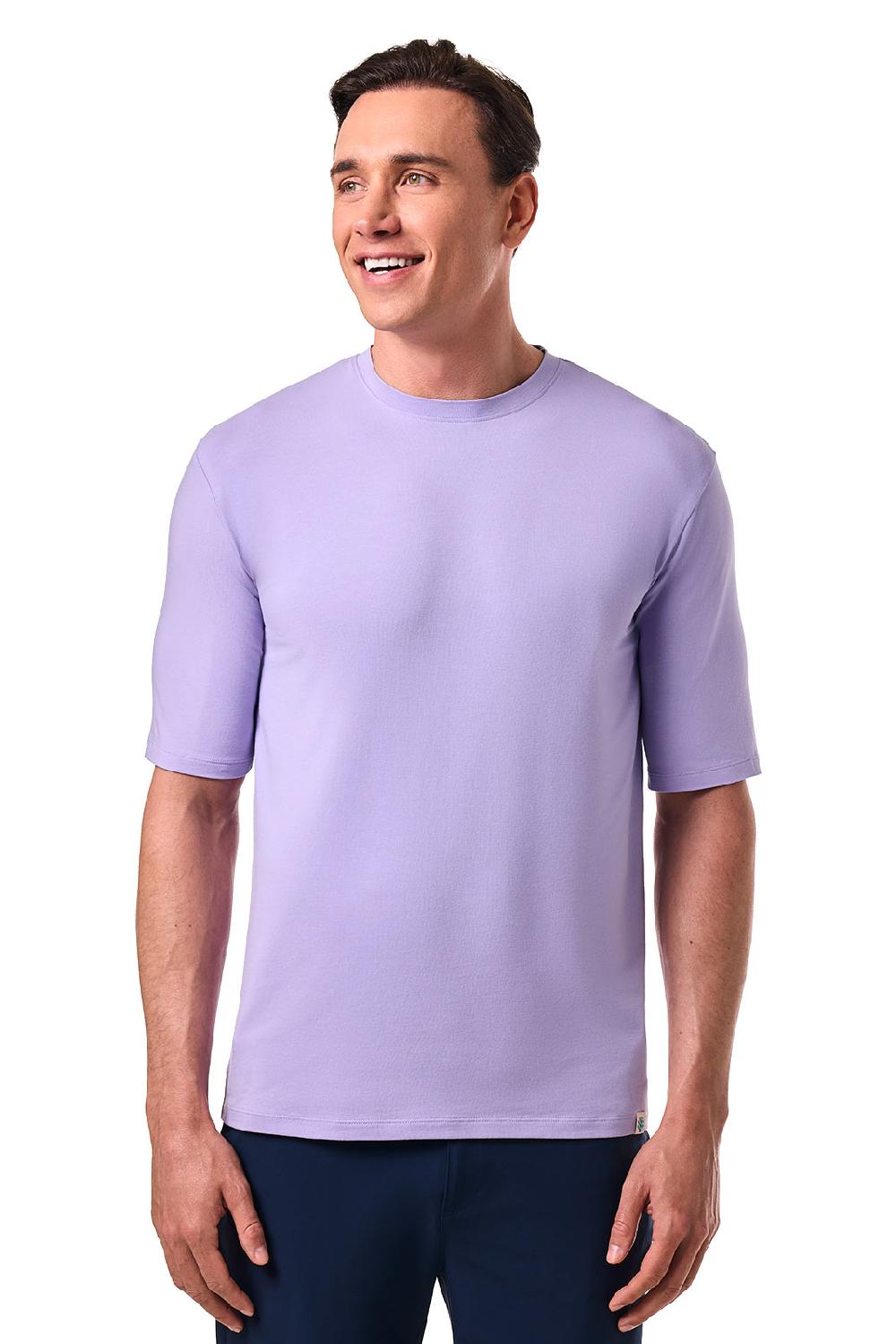 Coolibar Men's Morada Everyday Short Sleeve T-Shirt | Lavendula