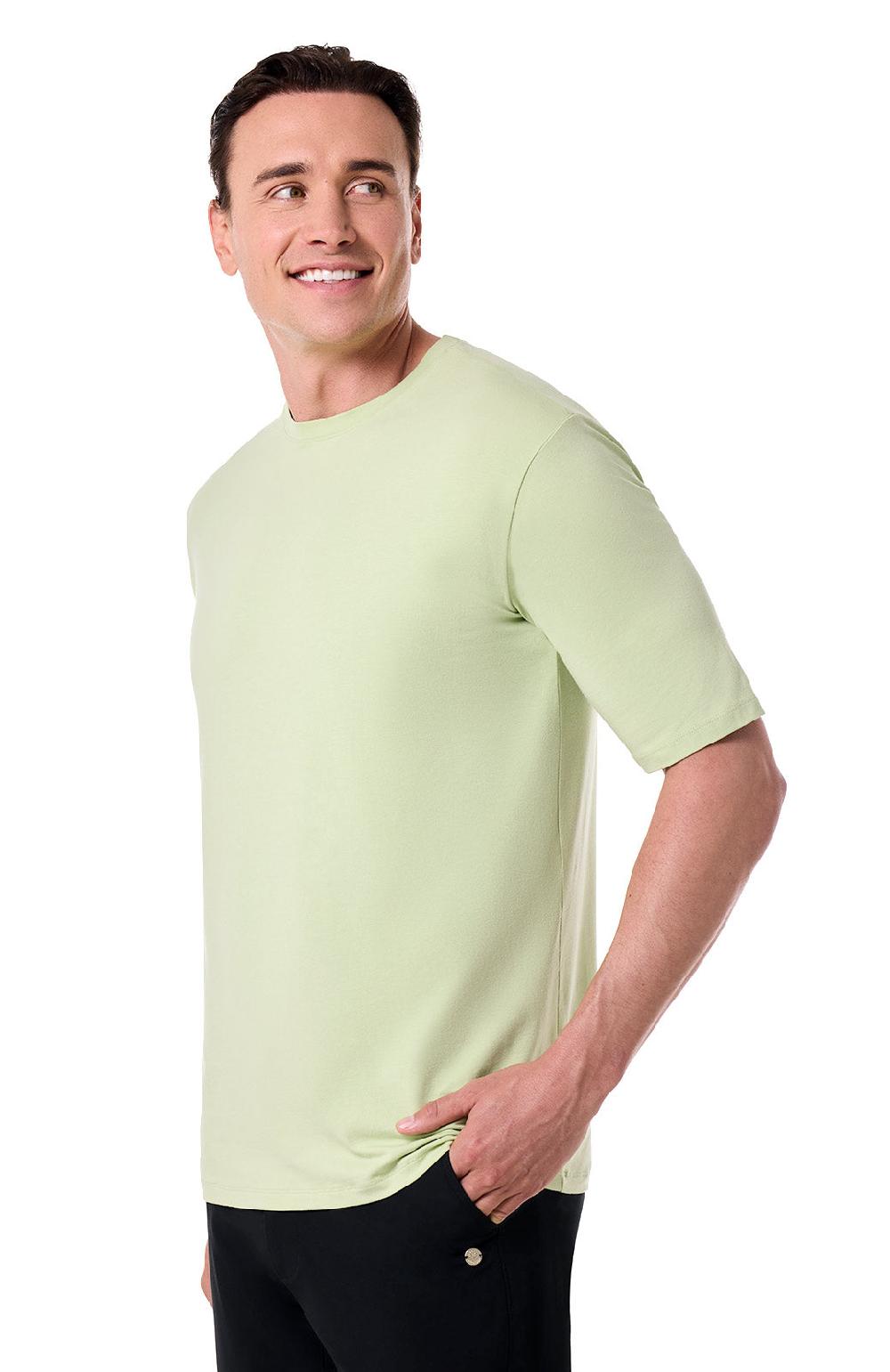 Coolibar Men's Morada Everyday Short Sleeve T-Shirt | Seedling
