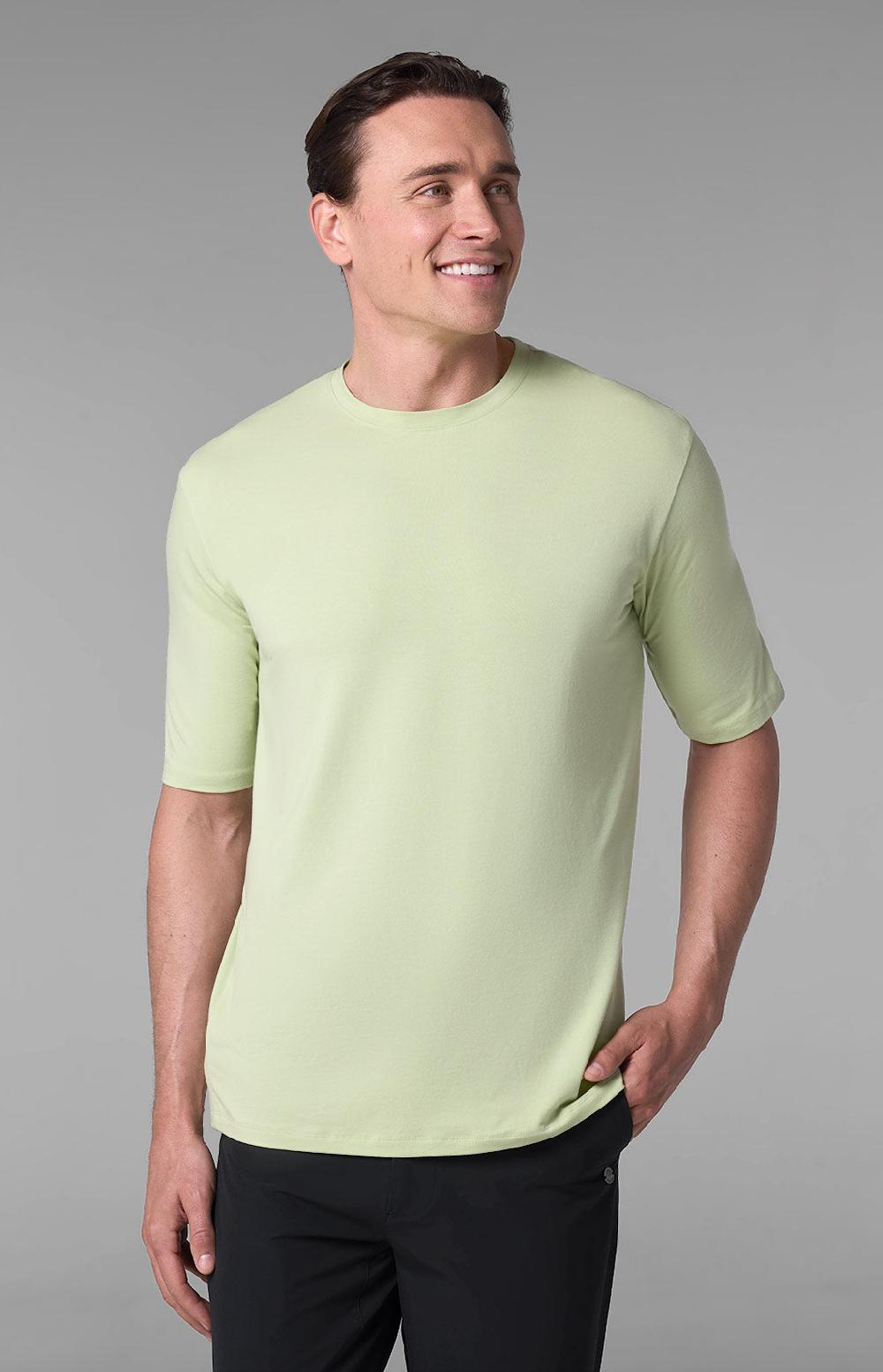 coolibar Men's Morada Everyday Short Sleeve T-Shirt | Seedling