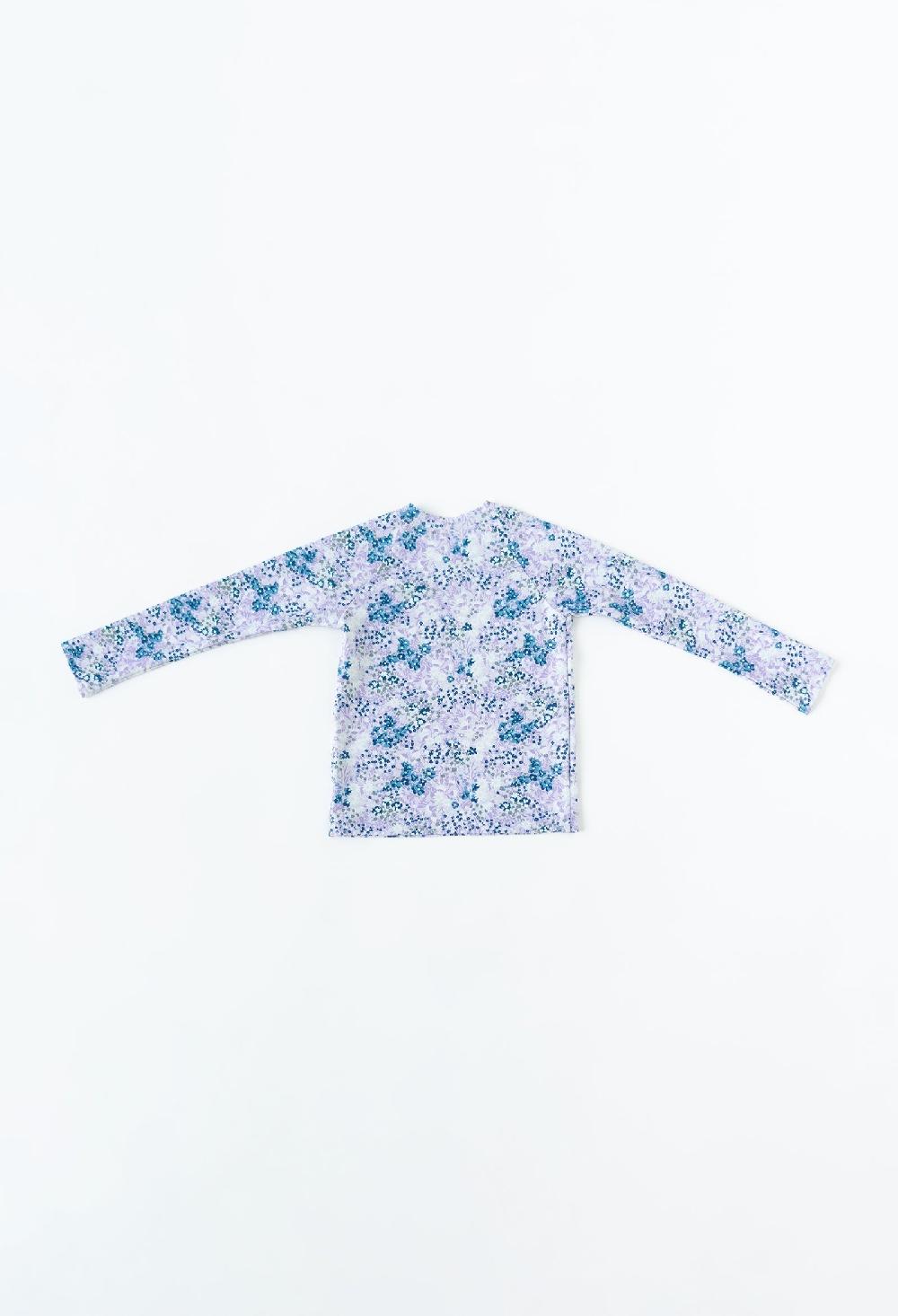 Coolibar Mini Blake - Kids Long Sleeve Rash Guard - Lavender Fields | Lavender Fields