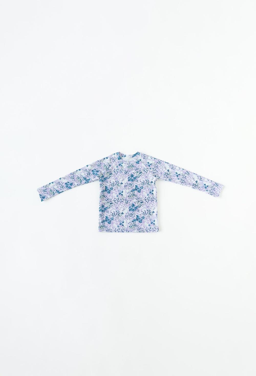 coolibar Mini Blake - Kids Long Sleeve Rash Guard - Lavender Fields | Lavender Fields