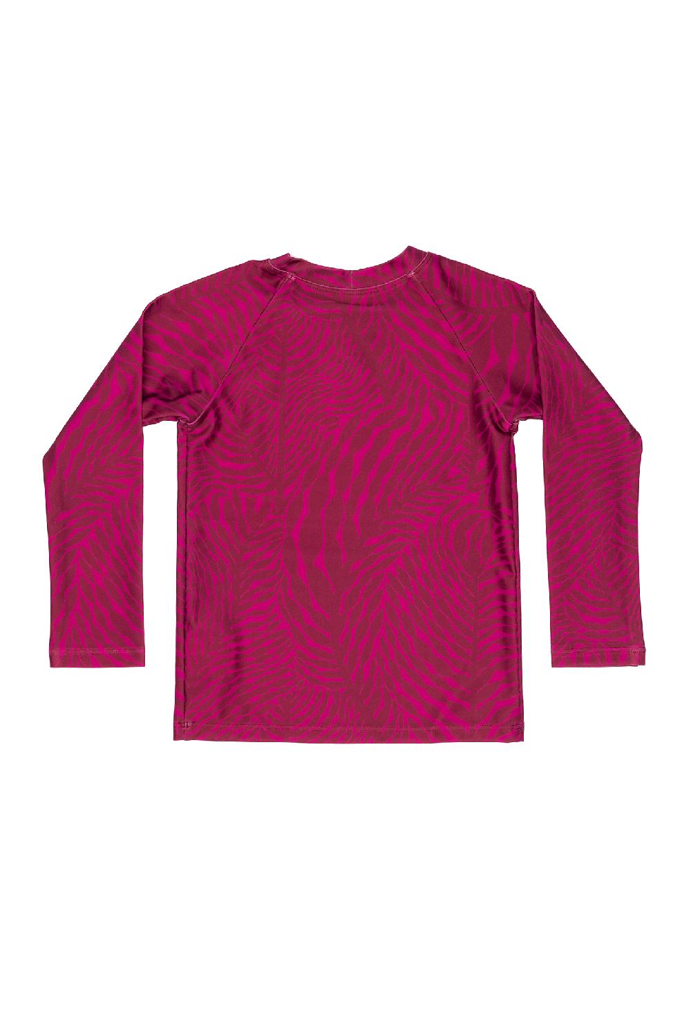 Coolibar Mini Blake - Kids Long Sleeve Rash Guard - Ocean Imprint | Ocean Imprint