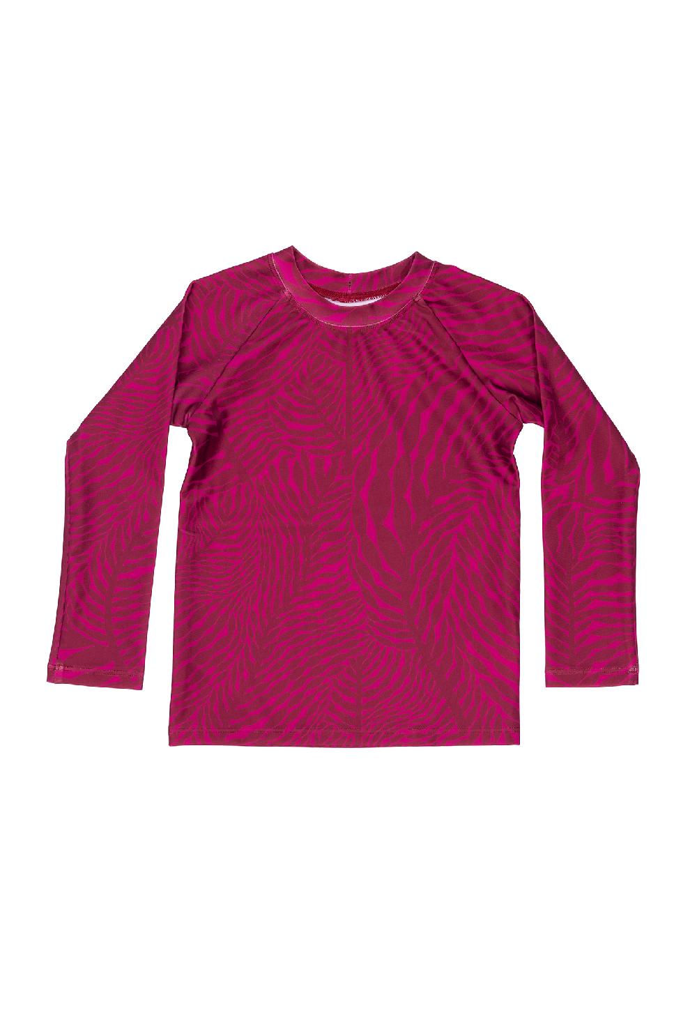 coolibar Mini Blake - Kids Long Sleeve Rash Guard - Ocean Imprint | Ocean Imprint