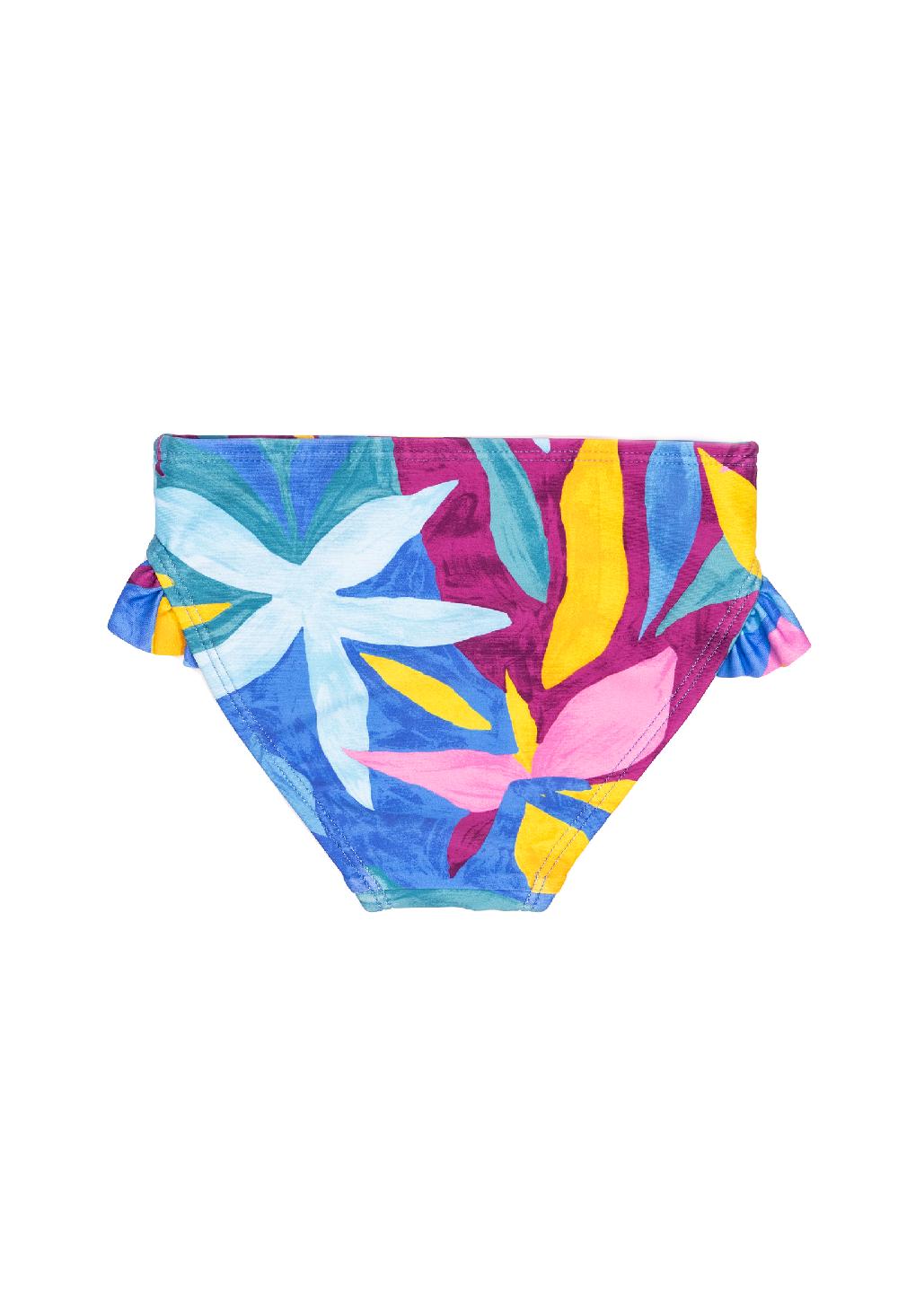 Coolibar Mini Gemma - Girls Ruffle Swim Bottom - Golden Hour | Golden Hour