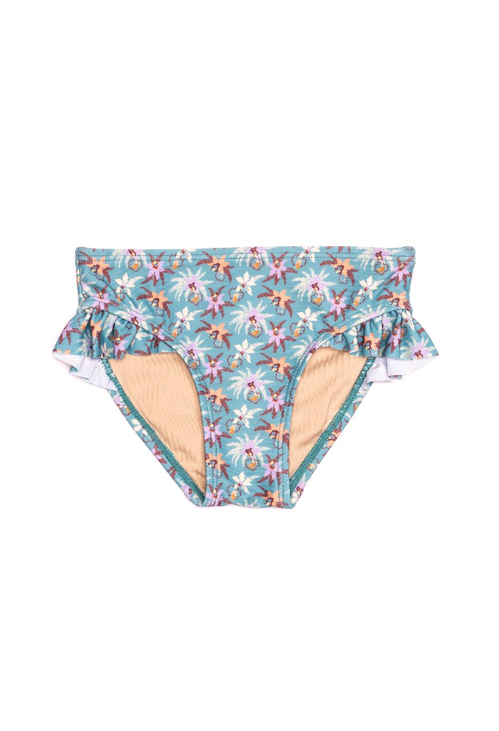 coolibar Mini Gemma - Girls Ruffle Swim Bottom - Royal Orchid | Royal Orchid