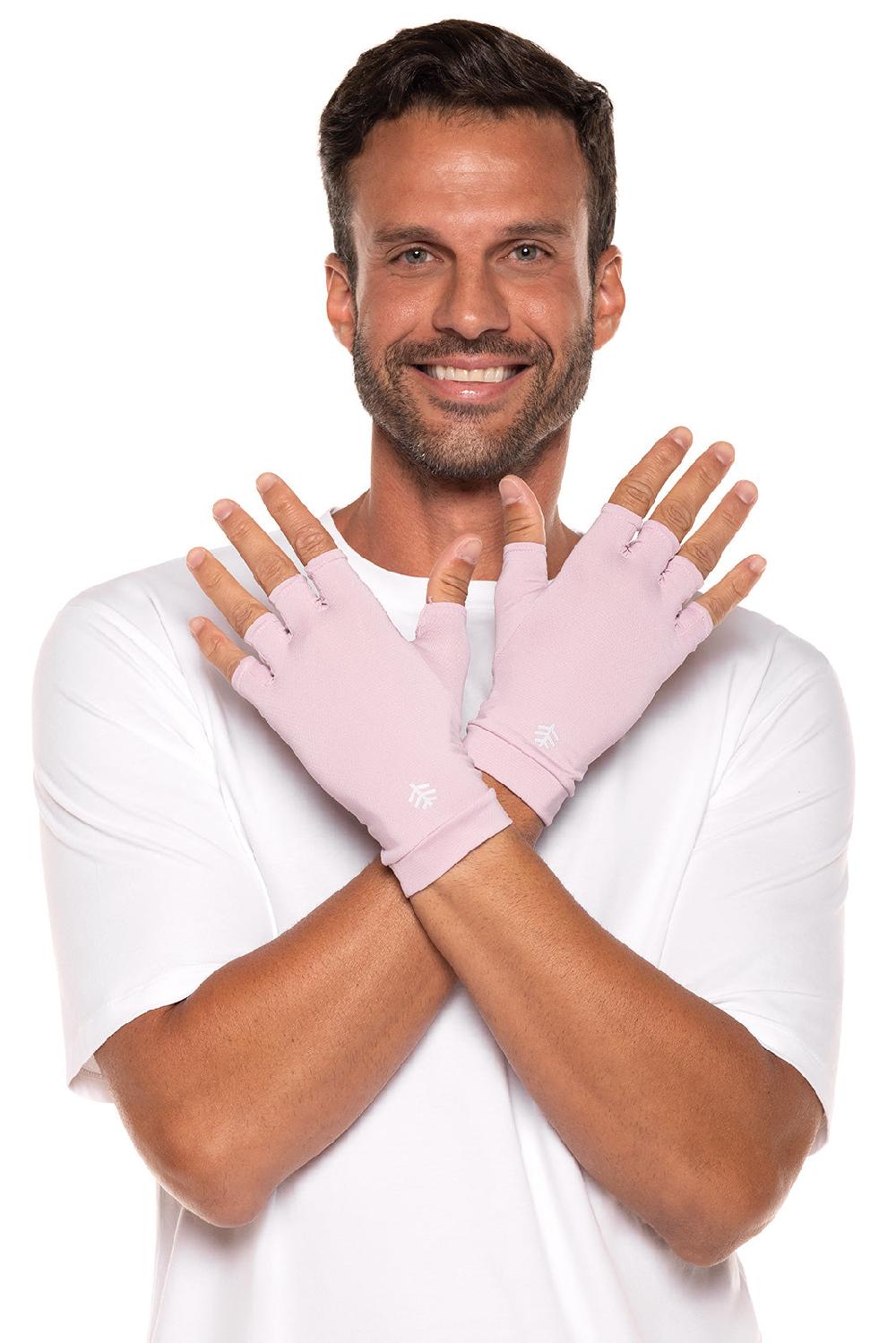Coolibar Ouray UV Fingerless Sun Gloves | Dusty Mauve