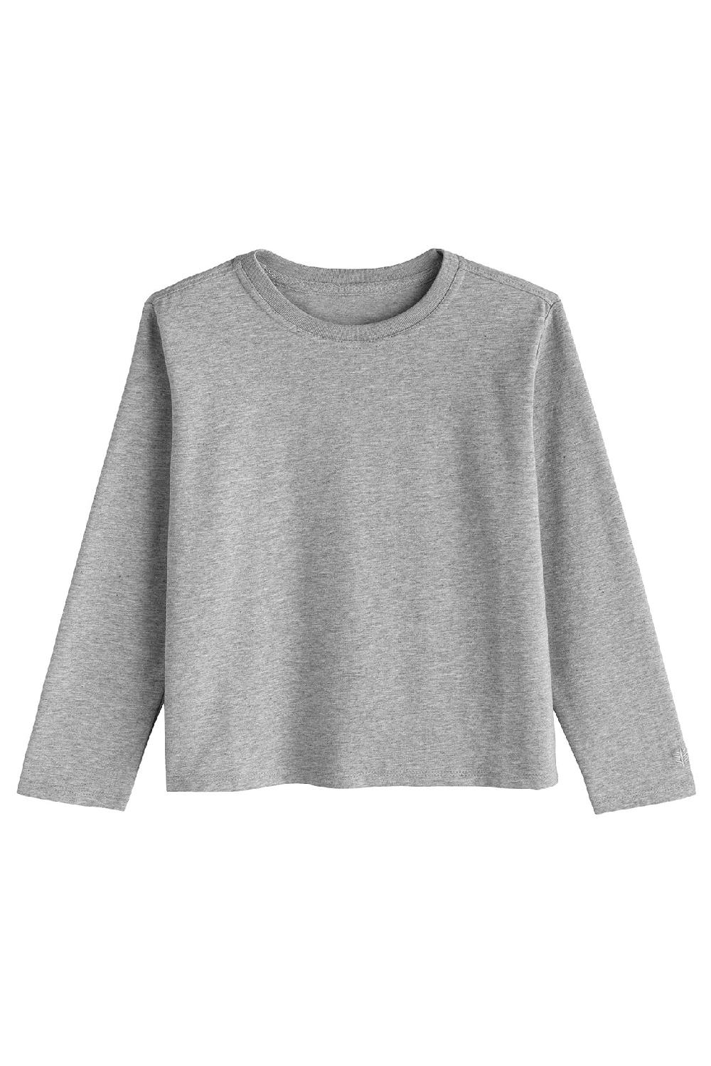 coolibar Toddler Coco Plum Everyday Long Sleeve T-Shirt | Grey Heather