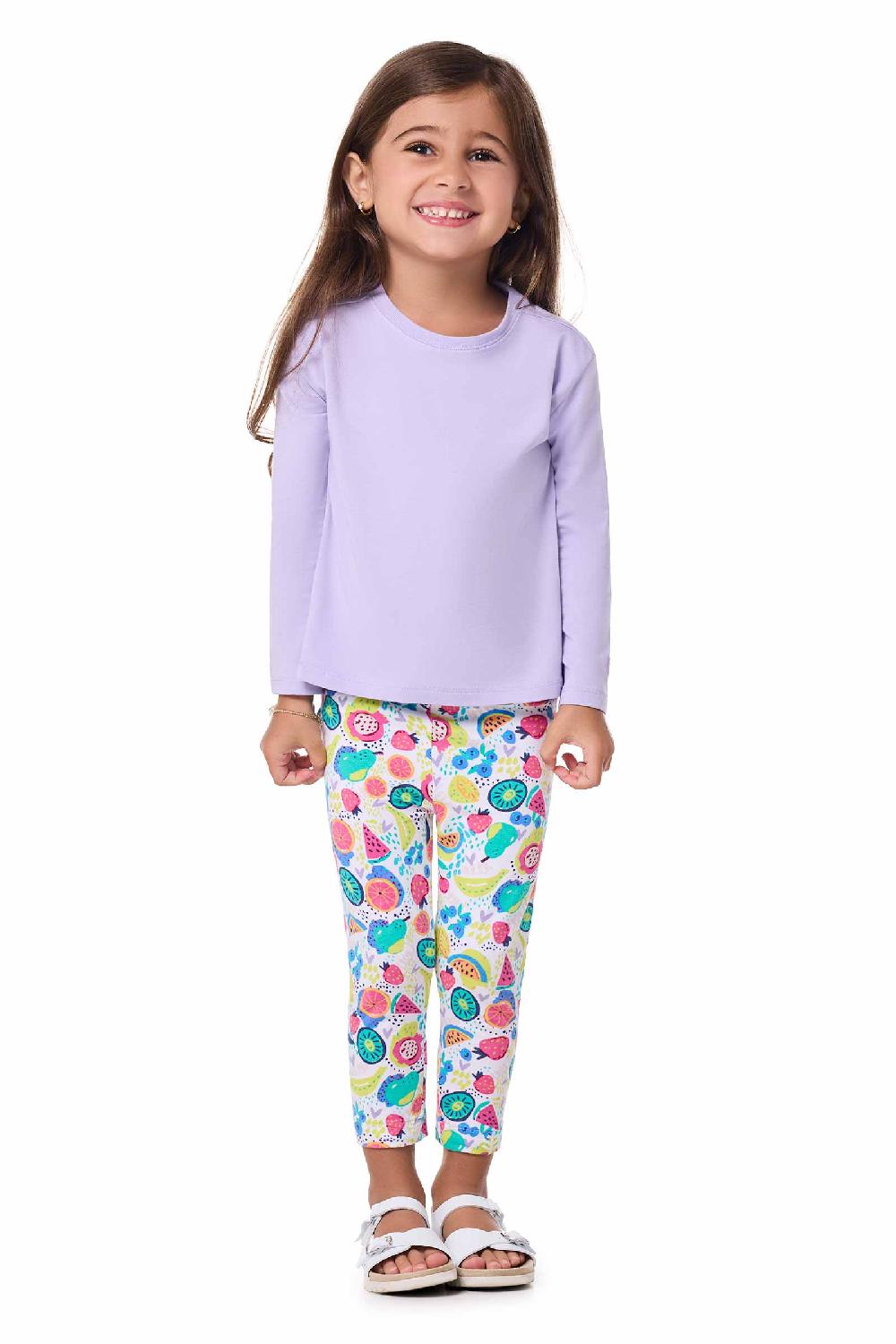 Coolibar Toddler Coco Plum Everyday Long Sleeve T-Shirt | Lavendula