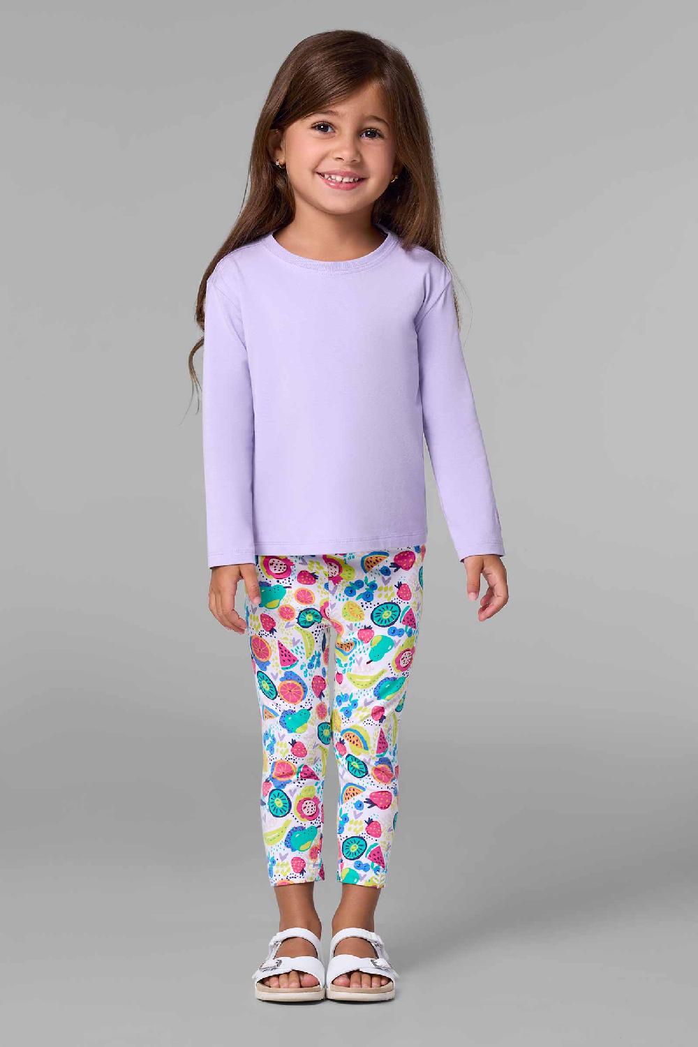 coolibar Toddler Coco Plum Everyday Long Sleeve T-Shirt | Lavendula