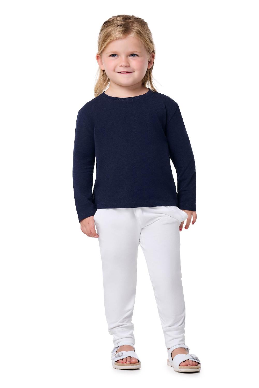 Coolibar Toddler Coco Plum Everyday Long Sleeve T-Shirt | Navy
