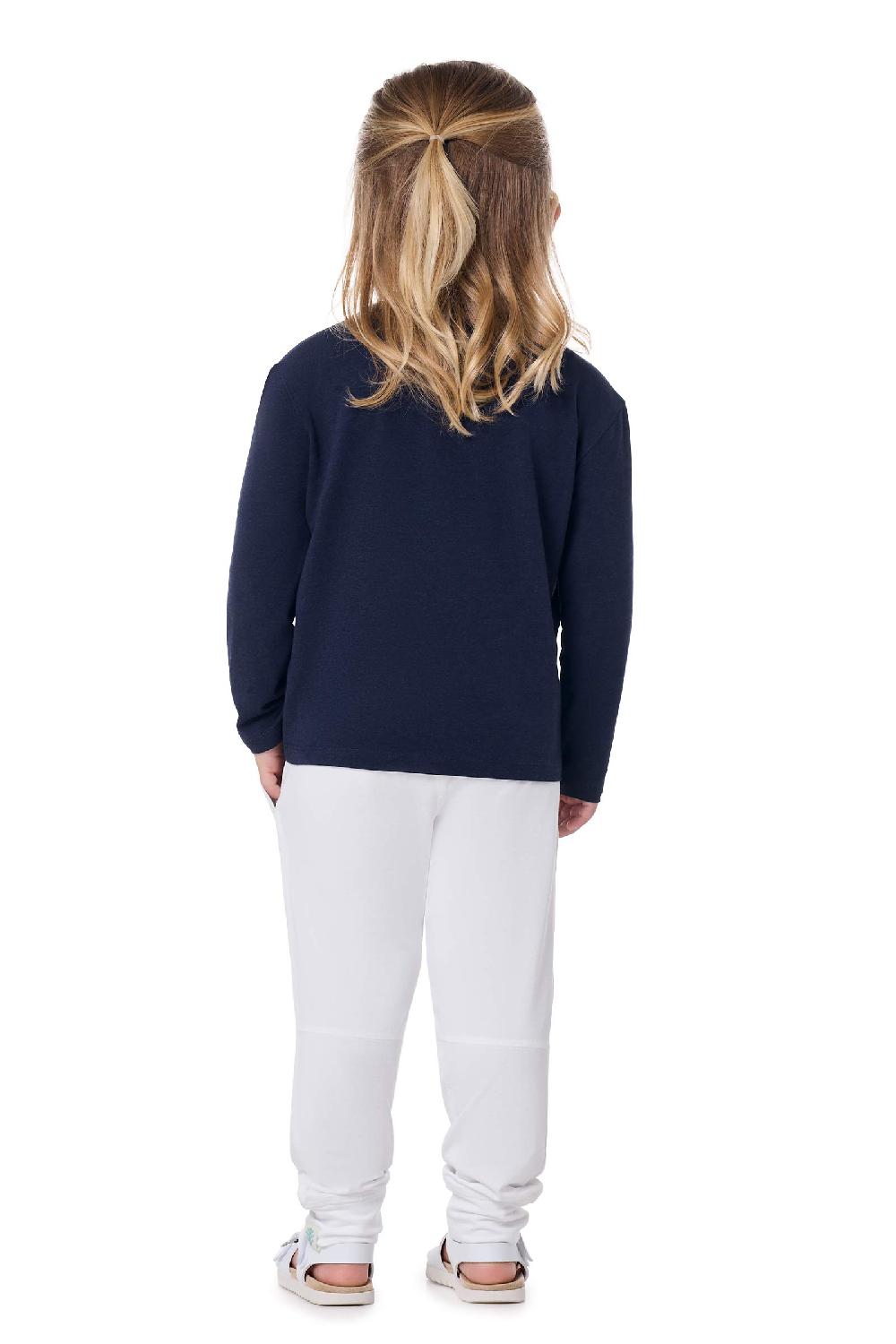 Coolibar Toddler Coco Plum Everyday Long Sleeve T-Shirt | Navy