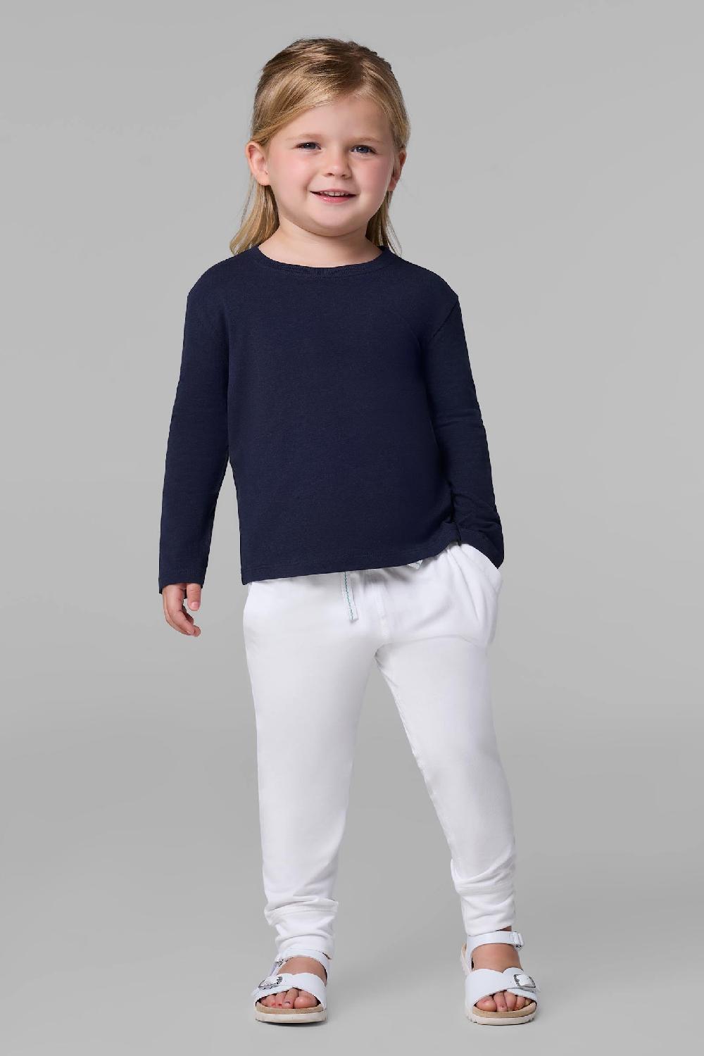 coolibar Toddler Coco Plum Everyday Long Sleeve T-Shirt | Navy