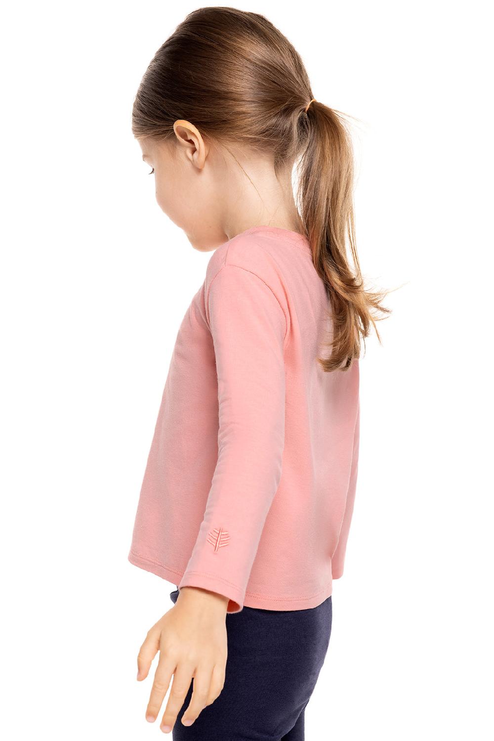 Coolibar Toddler Coco Plum Everyday Long Sleeve T-Shirt | Peachy Pink