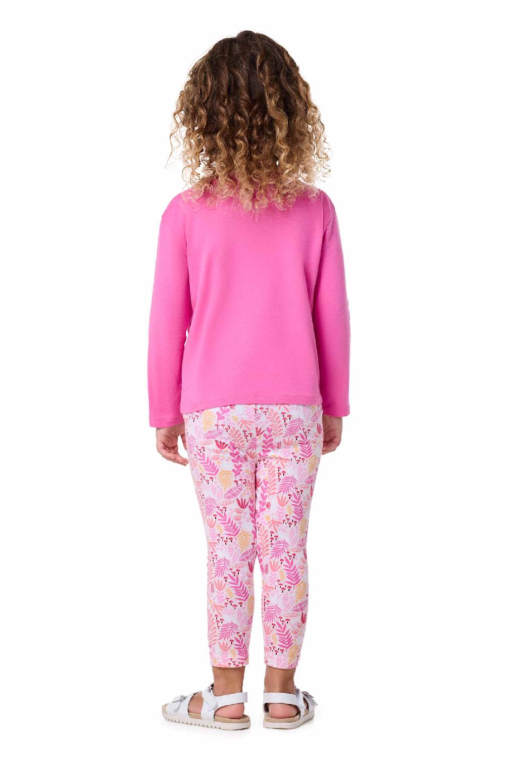 Coolibar Toddler Coco Plum Everyday Long Sleeve T-Shirt | Tulip Pink