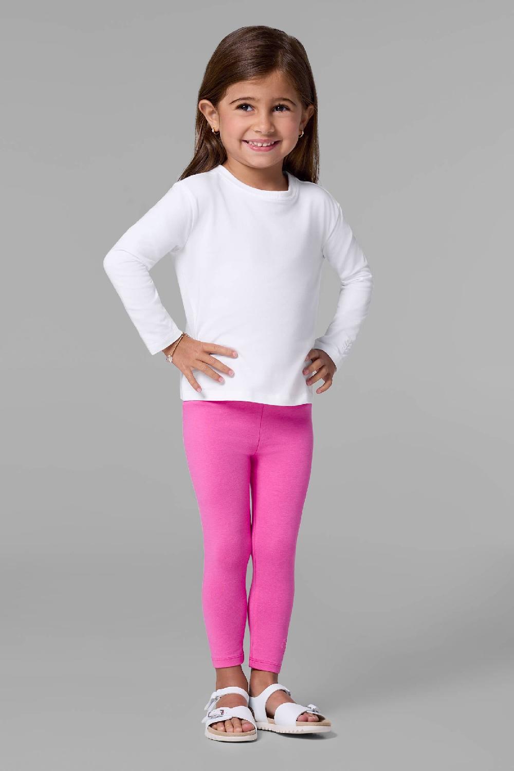 coolibar Toddler Monterey Summer Leggings | Tulip Pink