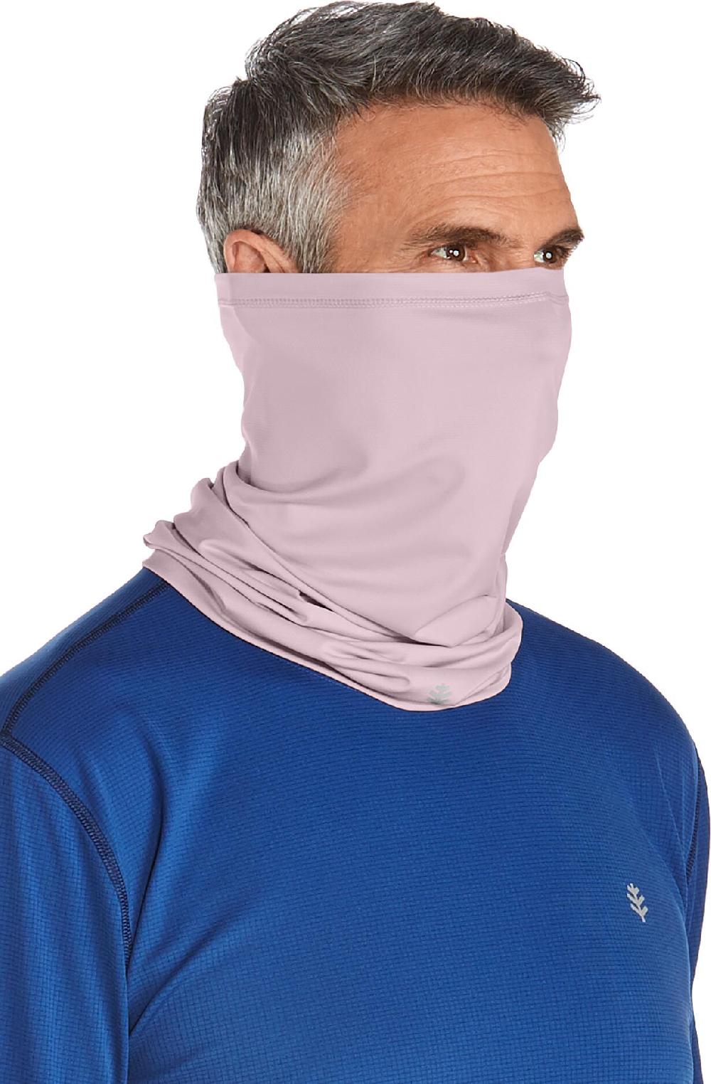 coolibar Unisex La Plata UV Neck Gaiter | Dusty Mauve