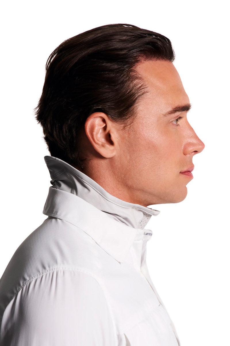 Coolibar Unisex MaxShield Fishing Gaiter | Sleek Grey