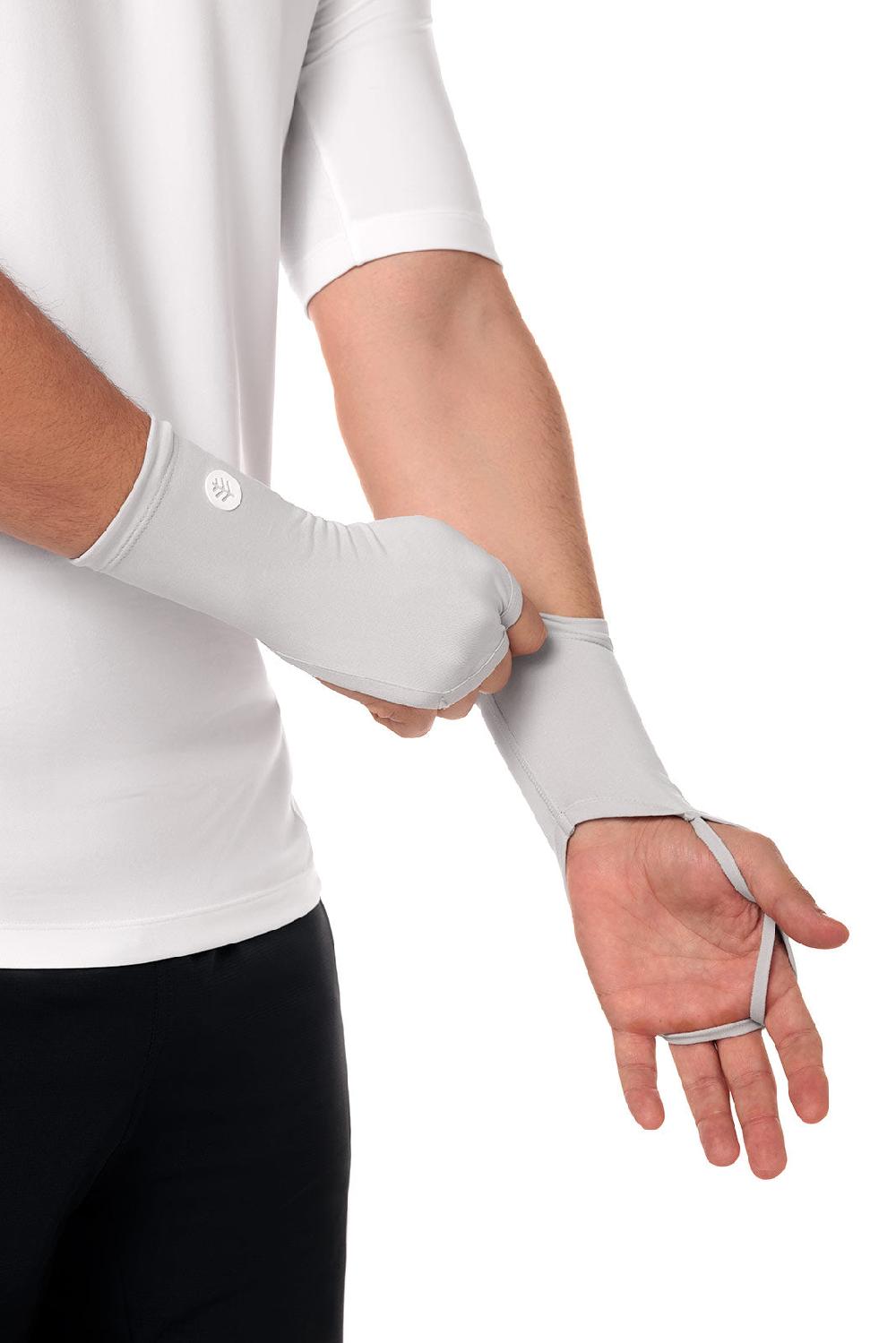 Coolibar Unisex Tramo Performance Hand Cover | Sleek Grey