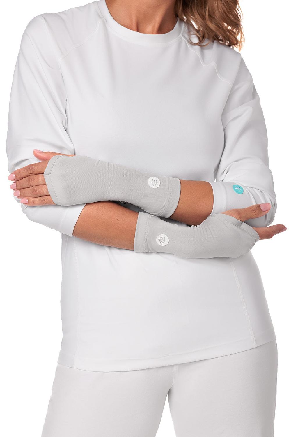 Coolibar Unisex Tramo Performance Hand Cover | Sleek Grey