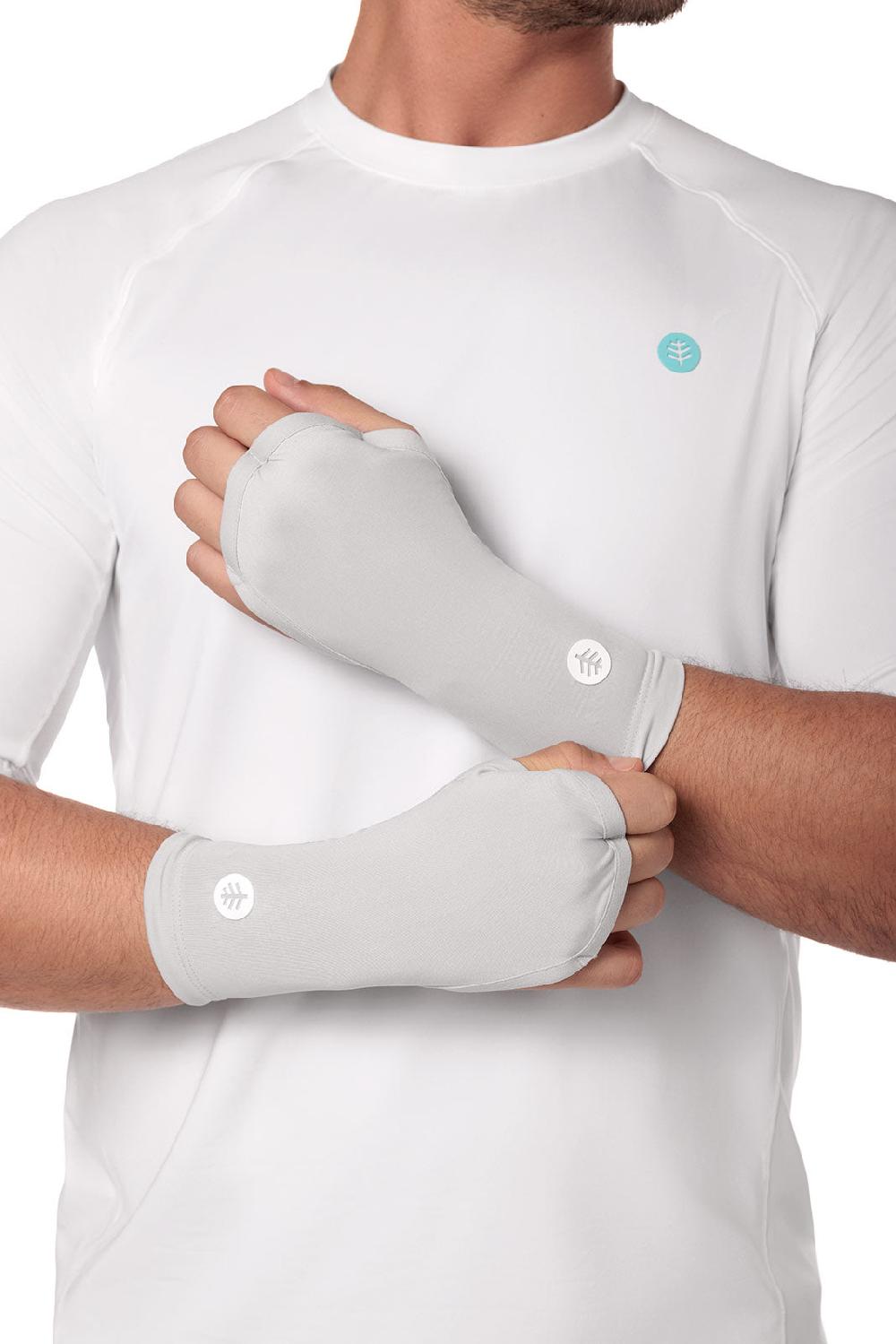 coolibar Unisex Tramo Performance Hand Cover | Sleek Grey