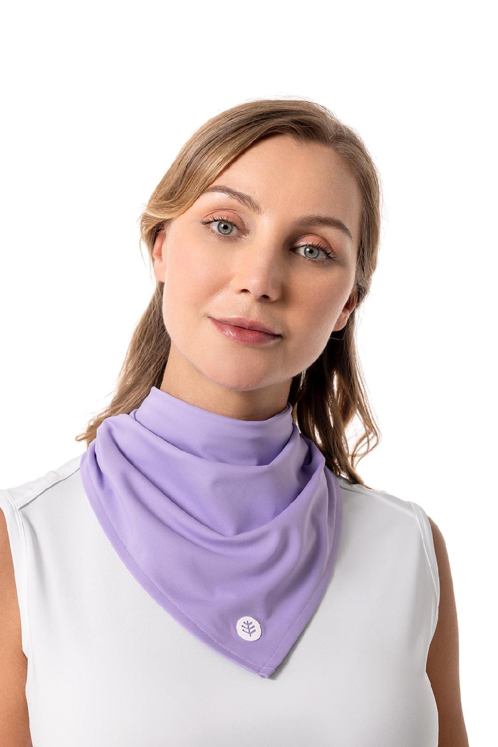 Coolibar Unisex Virasana Performance Sun Bandana | Lavendula