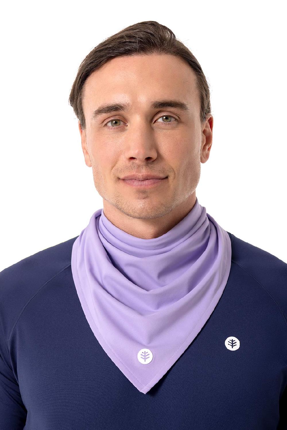 Coolibar Unisex Virasana Performance Sun Bandana | Lavendula