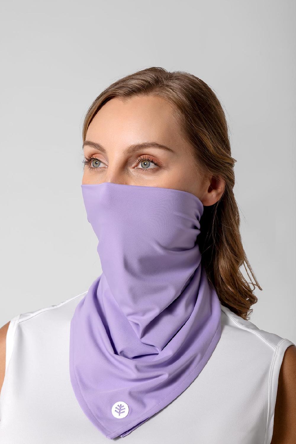 coolibar Unisex Virasana Performance Sun Bandana | Lavendula