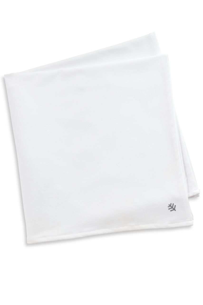 Coolibar Unisex Virasana Performance Sun Bandana | White