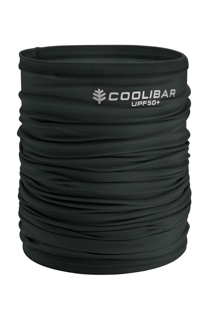 coolibar Unisex Virasana Performance Sun Gaiter | Black