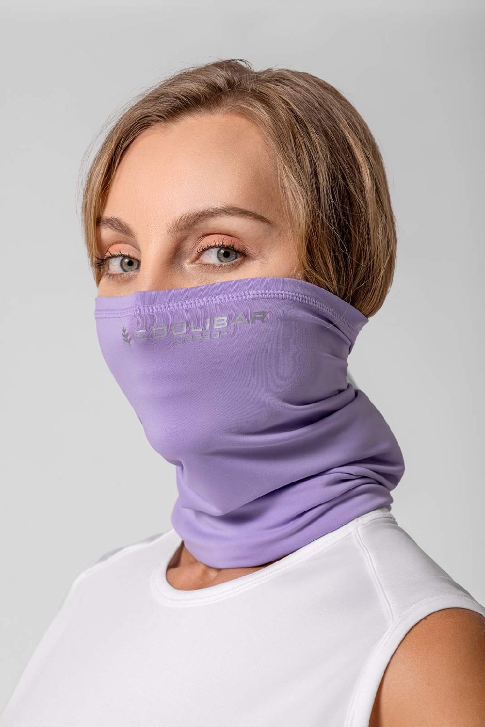 Coolibar Unisex Virasana Performance Sun Gaiter | Lavendula