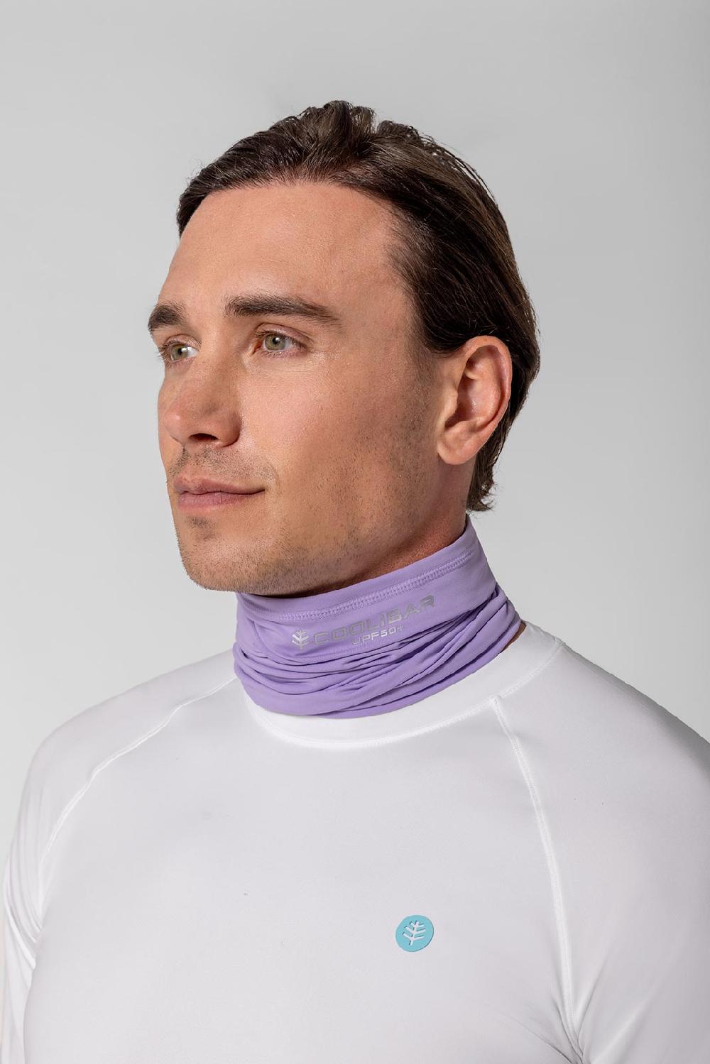 Coolibar Unisex Virasana Performance Sun Gaiter | Lavendula