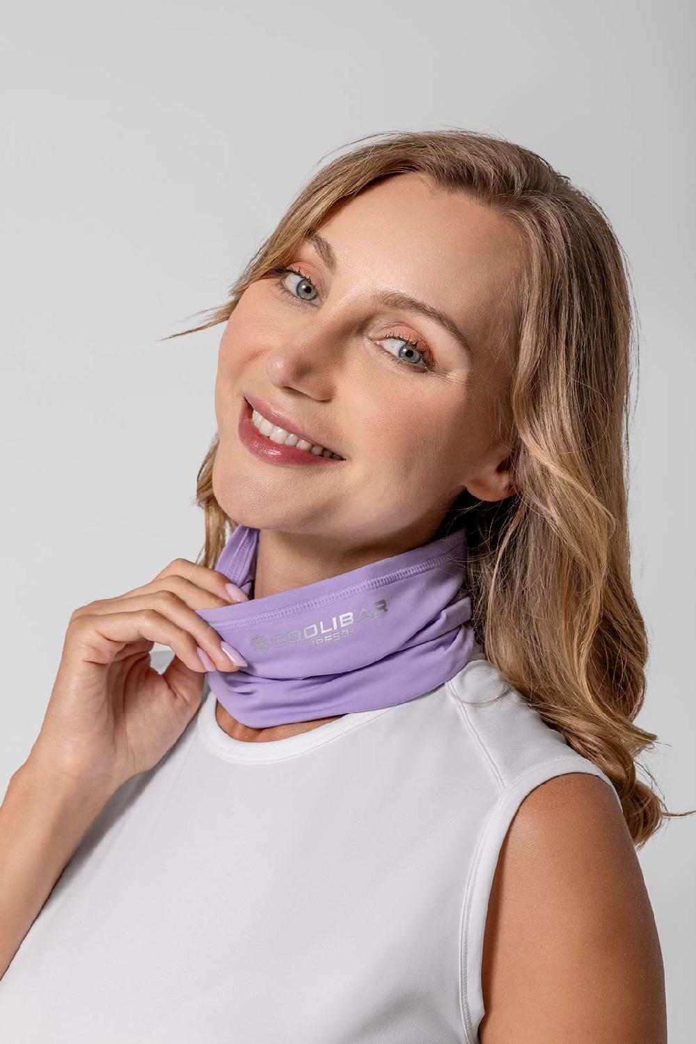 coolibar Unisex Virasana Performance Sun Gaiter | Lavendula
