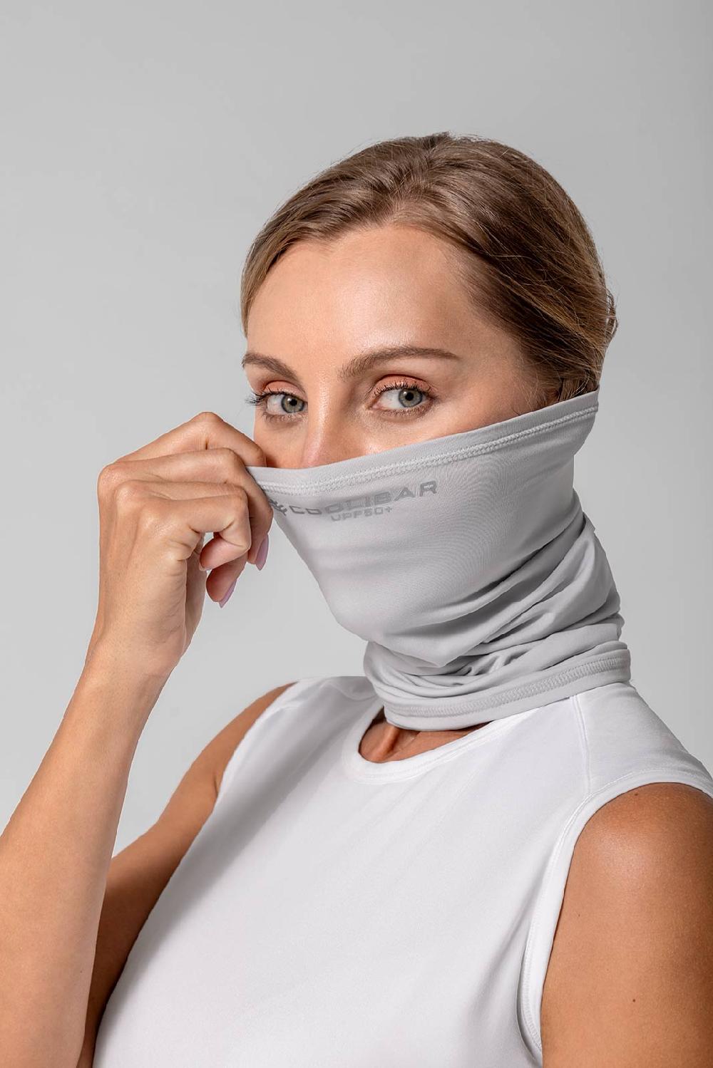 Coolibar Unisex Virasana Performance Sun Gaiter | Sleek Grey