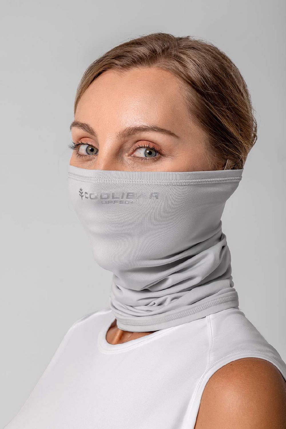 coolibar Unisex Virasana Performance Sun Gaiter | Sleek Grey