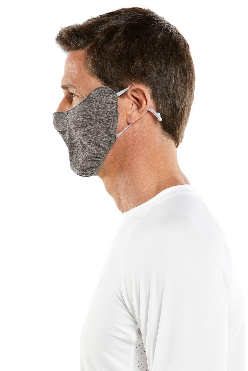Coolibar Unisex Zenith UV Half Mask | Charcoal Heather