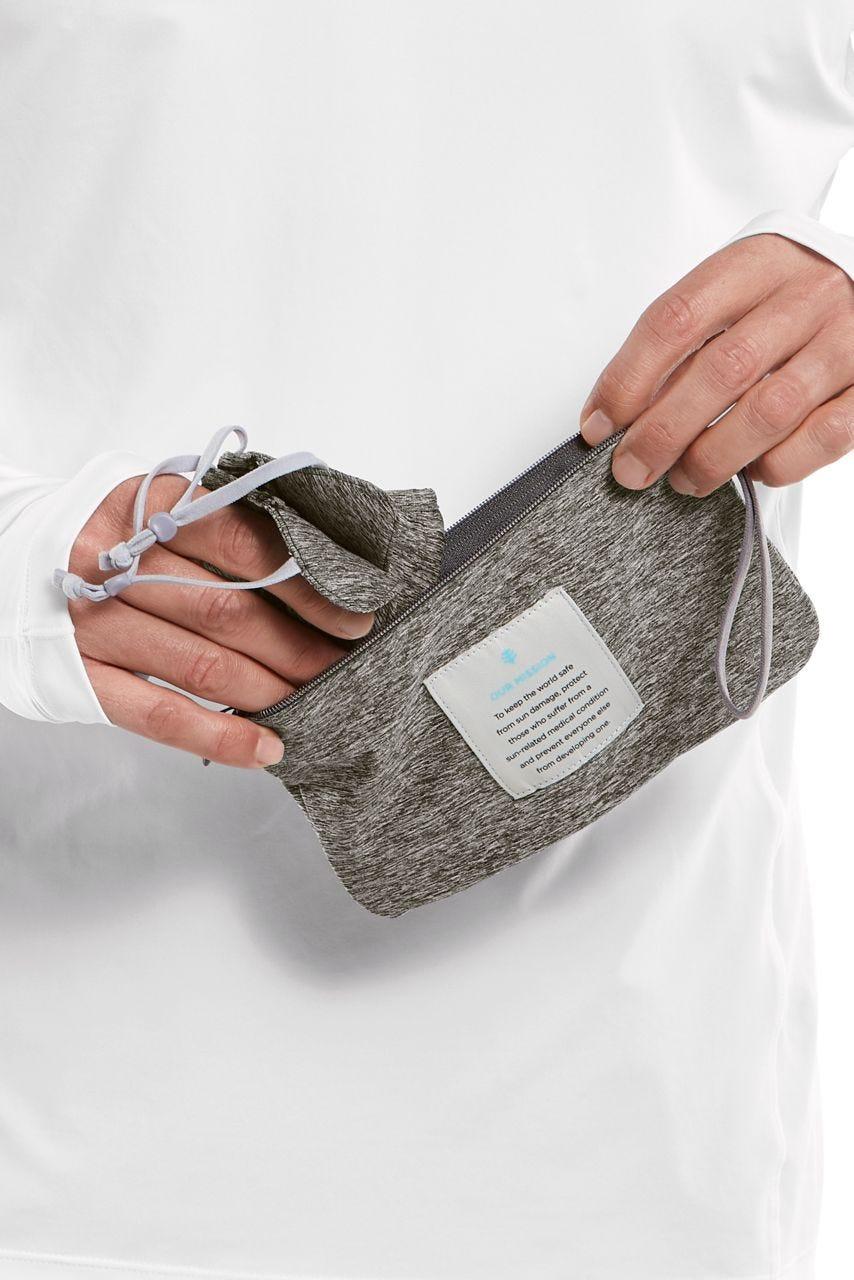 Coolibar Unisex Zenith UV Half Mask | Charcoal Heather