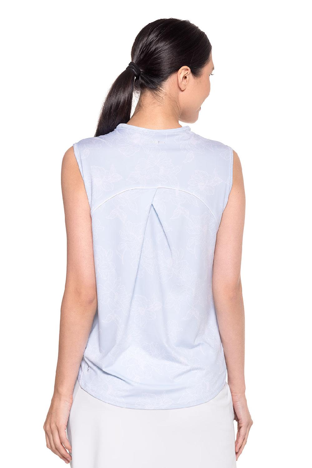 Coolibar Women's Accelera Tank | Skyride Perfect Peony