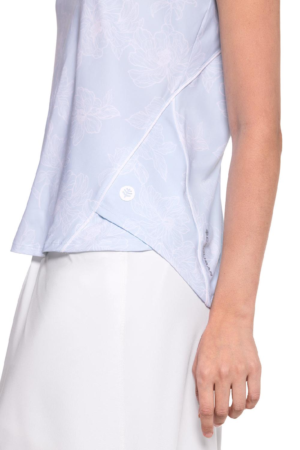 Coolibar Women's Accelera Tank | Skyride Perfect Peony