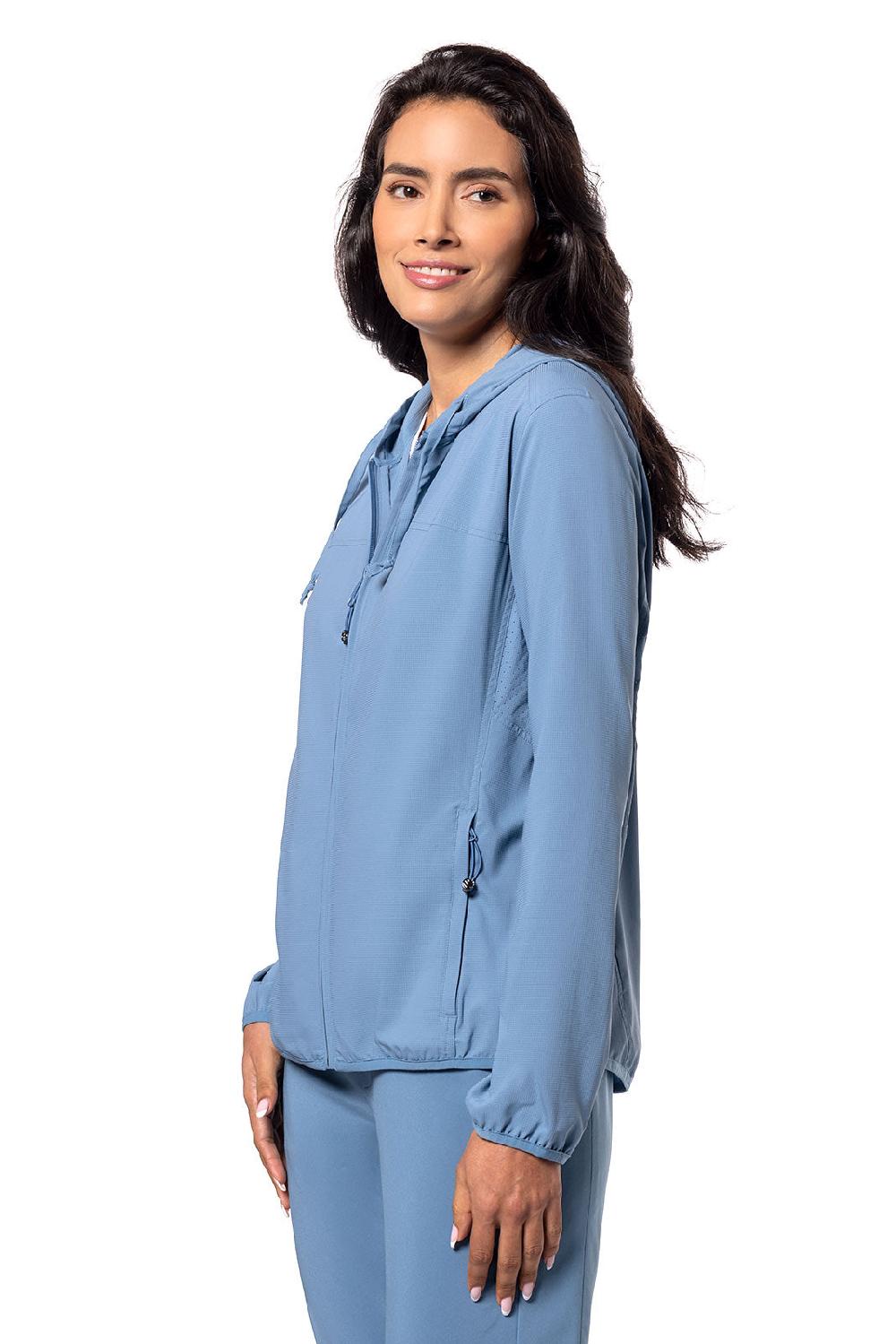 Coolibar Women's Arcadian Packable Sunblock Jacket | Blue Dusk