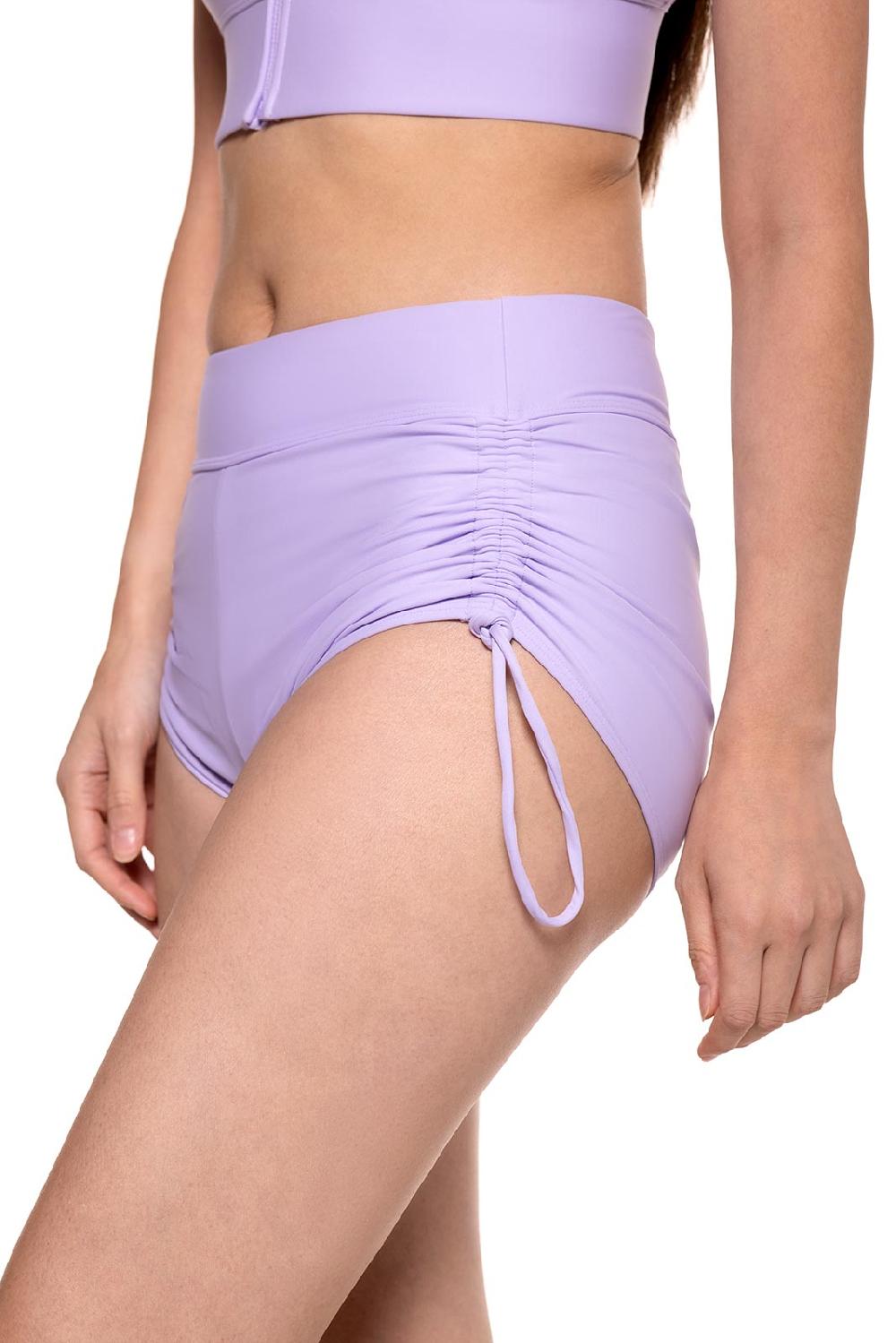 Coolibar Women's Bayshore Ruched Swim Shorts | Lavendula