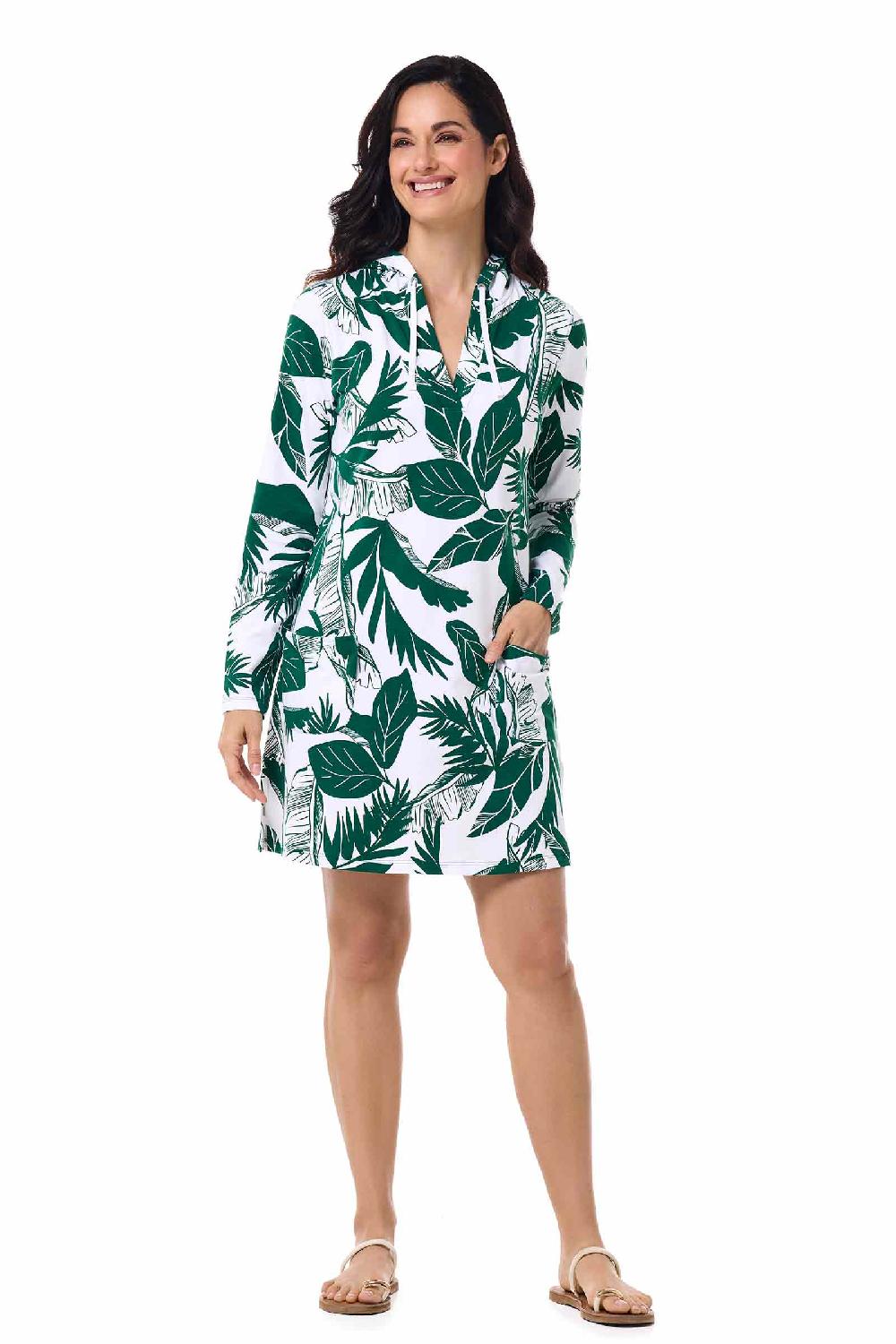 Coolibar Women's Catalina Beach Cover-Up Dress | Eden Palm Paradise