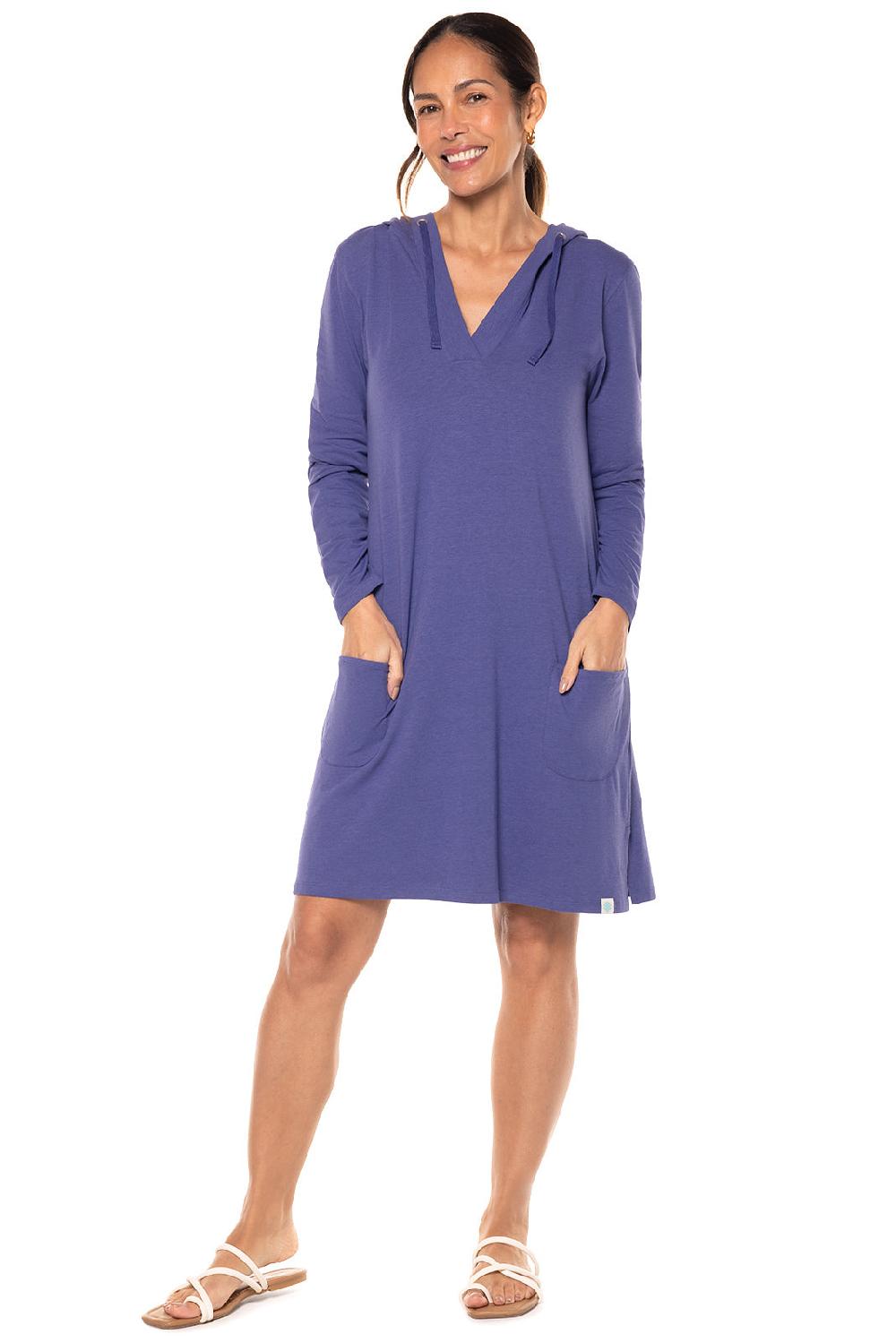 coolibar Women's Catalina Beach Cover-Up Dress | Future Dusk