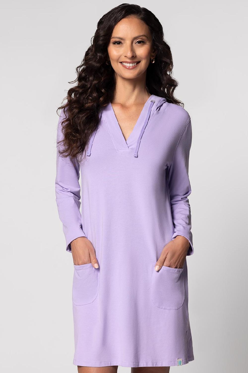 coolibar Women's Catalina Beach Cover-Up Dress | Lavendula