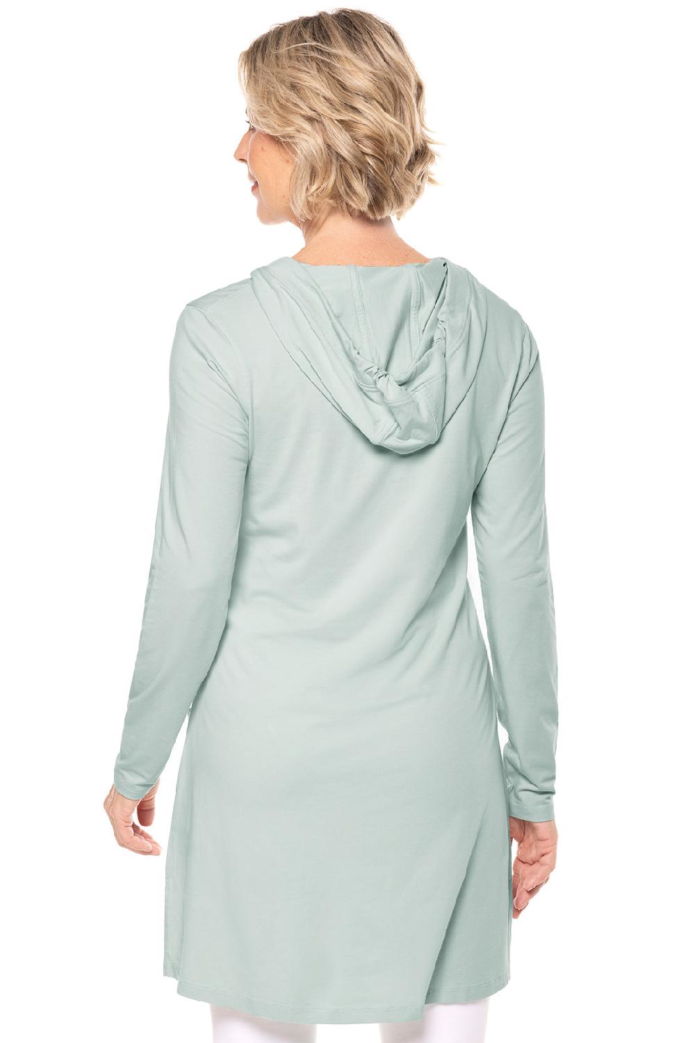 Coolibar Women's Catalina Beach Cover-Up Dress | Misty Aqua