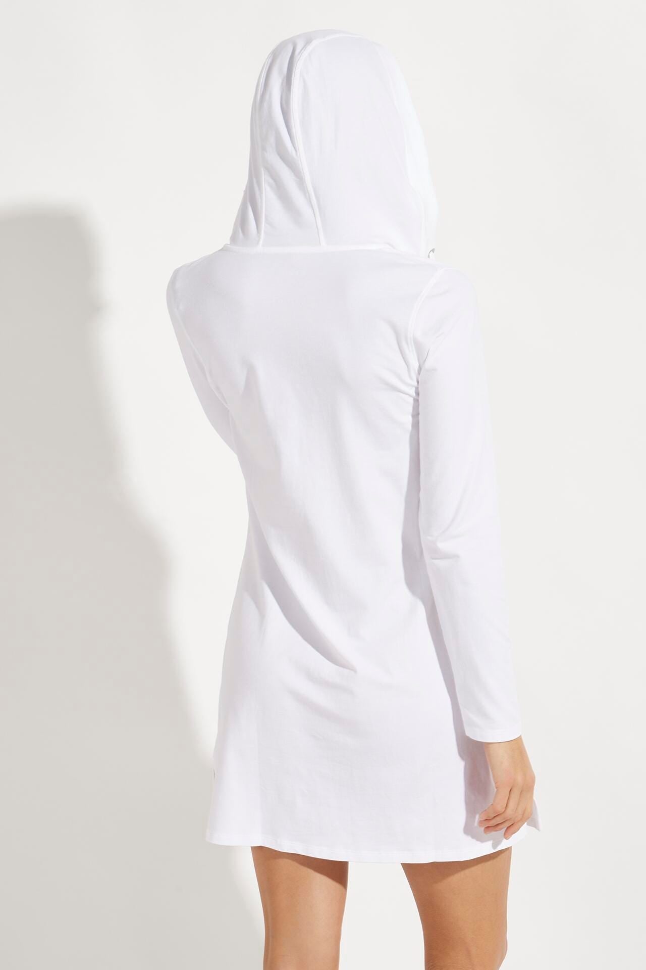 Coolibar Women's Catalina Beach Cover-Up Dress | White