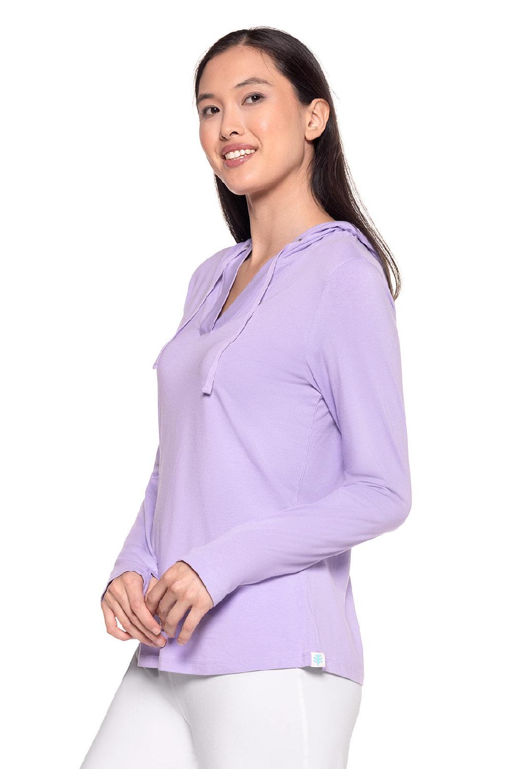 Coolibar Women's Catalina Hoodie Tunic Top | Lavendula